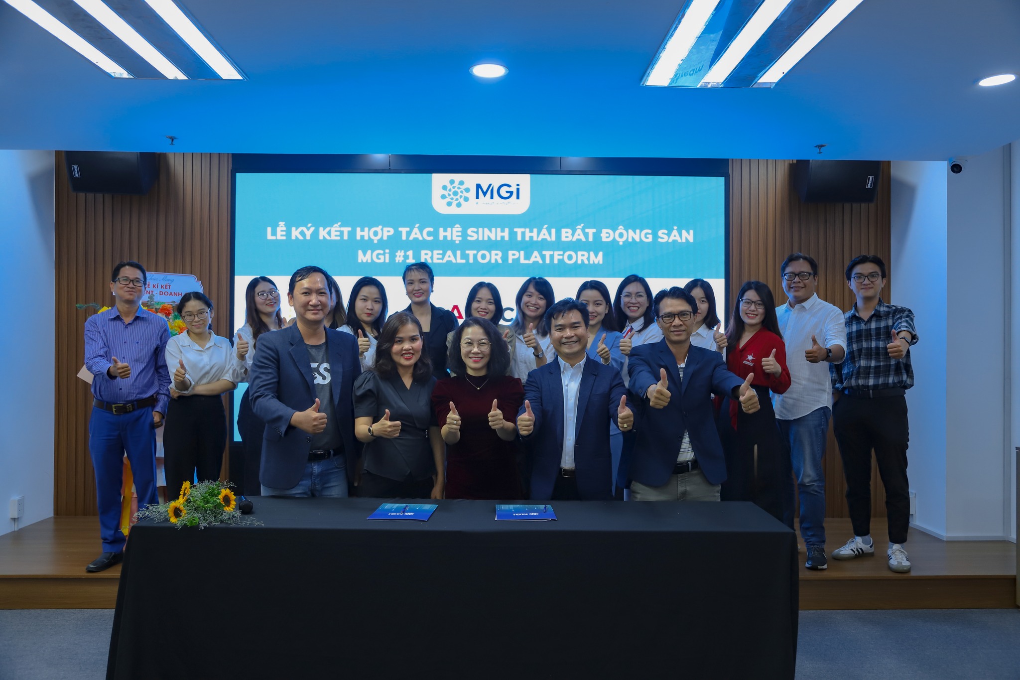 Lễ ký kết hợp tác Hệ sinh thái bất động sản MGi #1 Realtor Platform