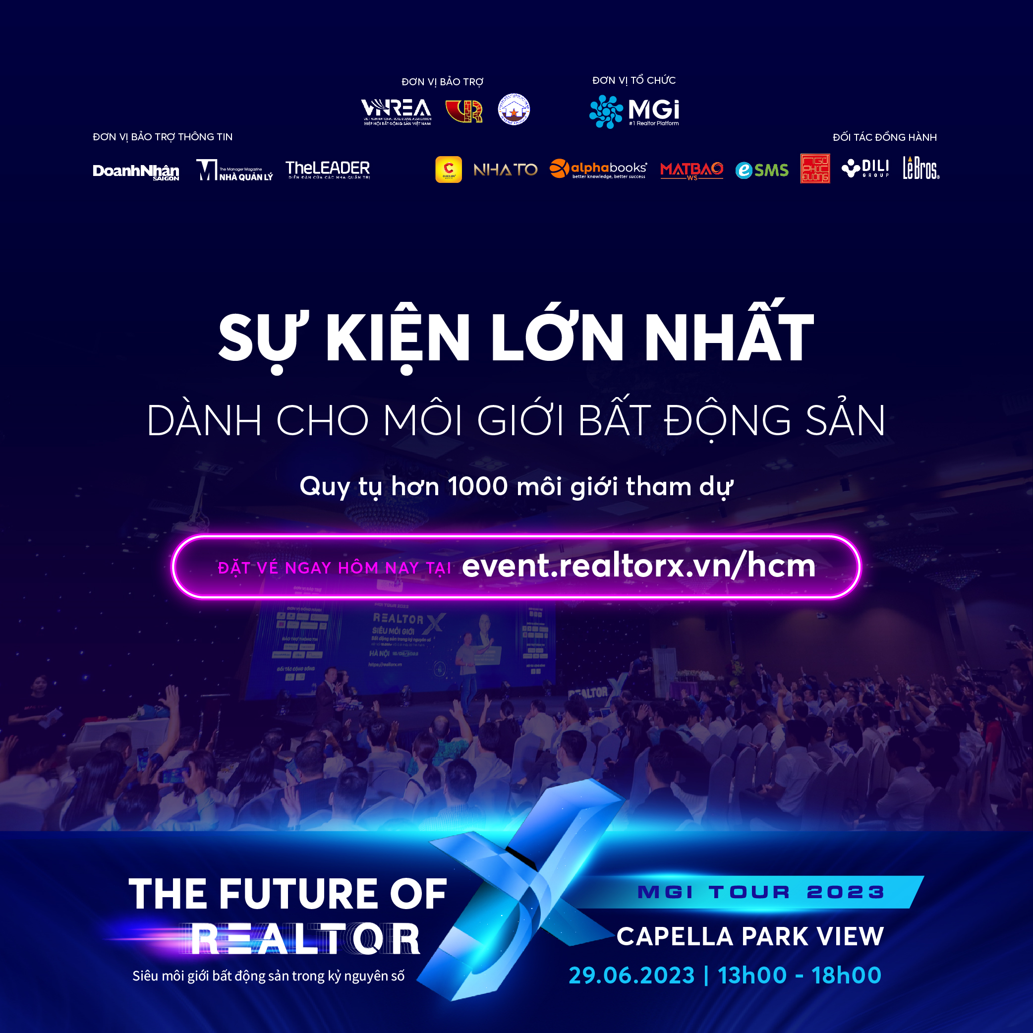 [THE LEADER] Bàn về tương lai của môi giới bất động sản trong MGi RealtorX Tour 2023