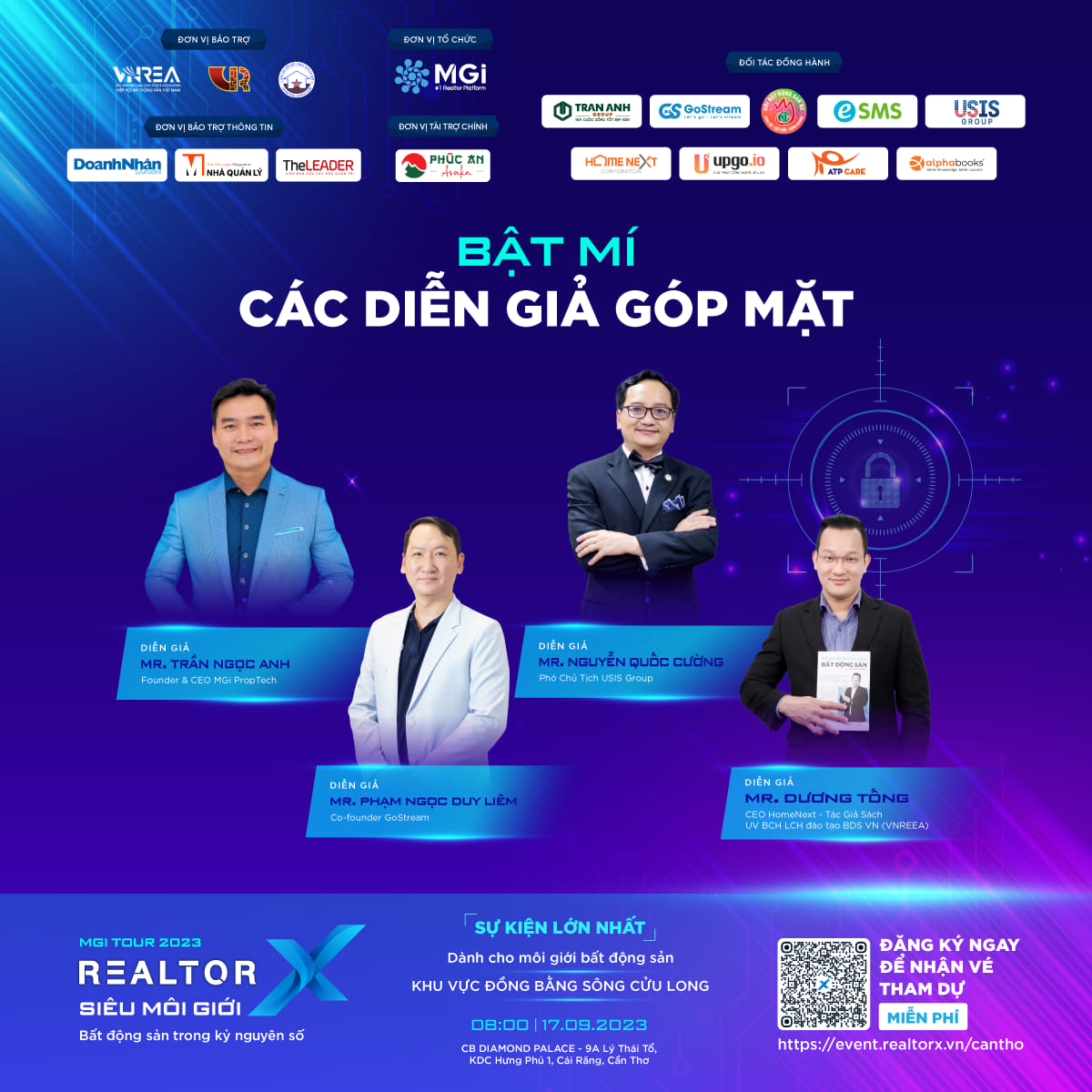 GIỚI THIỆU DIỄN GIẢ MGI REALTORX TOUR – CẦN THƠ